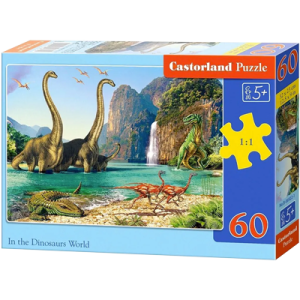 Puzzle Con Dinosauri Da 60 Pezzi Per Bambini Da 5 Anni
